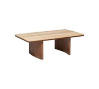 PEGANE Table Basse rectangulaire, Coloris Marron - Longueur 120 x Profondeur 70 x Hauteur 41 cm
