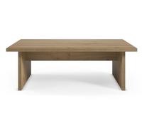 PEGANE Table Basse, Table de Salon rectangulaire Aspect Bois Coloris chêne - Longueur 120 x Profondeur 70 x Hauteur 40 cm