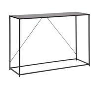 PEGANE Table Console en métal Noir - Longueur 120 x Profondeur 40 x Hauteur 85 cm