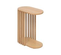 PEGANE Table d'appoint Bout de Canapé, Coloris Beige - Longueur 49,5 x Profondeur 26 x Hauteur 56 cm