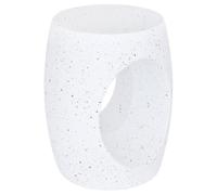 PEGANE Table d'appoint Table à café Coloris Blanc - Diamètre 38 x Hauteur 47 cm