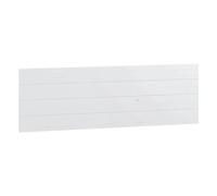 PEGANE Tête de lit en Bois Coloris Blanc - Longueur 156 x Hauteur 45 cm