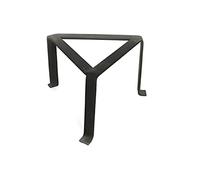 PEGANE Trépied pour cheminée Feux Triangulaire en Fer forgé Coloris Noir - Hauteur 17 x Côté 30 cm