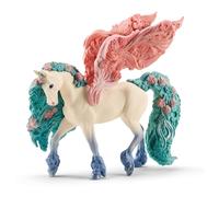 Figurine Schleich - Pégase Aux Fleurs - Bayala 70590 Multicolore G