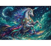 Pégase Puzzle en Bois 500 Pièces Adultes Et Enfants,Premium,Bois,Casse-tête Licorne,Déco Murale,Jeu Éducatif,Dès 14 Ans,Anti-Stress,Détente,Défi,Cadeau (52x38cm)