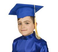 Pegasus Chapeau Graduation Noir/Rouge/Bleu Enfant Carnaval