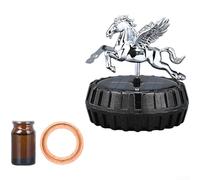 Pegasus Désodorisant rotatif à énergie solaire pour voiture Eagle Rocket avec dispersion continue du parfum et style moderne (A)