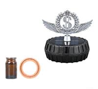 Pegasus Désodorisant rotatif à énergie solaire pour voiture Eagle Rocket avec extrait naturel de plantes pour une dispersion continue des arômes dans les véhicules (D)
