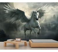 Pegasus - Pegasus - Pegasus - Pegasus - Papier peint pour salon, chambre à coucher, arrière-plan TV, bureau - 350 x 256 cm