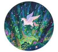 Pegasus Puzzles 1000 Pièces Cadeau Unique Magical forêt Jeu Éducatif Challenge Toy À De Supérieure Peinture Art pour Adultes Et Enfants À Partir De 14 Ans 1000pcs (67.5x67.5cm)