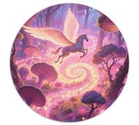 Pegasus Puzzles 1000 Pièces Cadeau Unique Magical forêt Jeu Éducatif Défi Jouet À De Supérieure Peinture Art pour Adultes Et Enfants À Partir De 14 Ans 1000pcs (67.5x67.5cm)