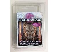 Pegasus Spiele 46107G Shadowrun : jetons dés et Bord du sixième Monde