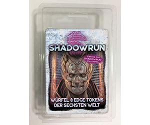Pegasus Spiele 46107G Shadowrun : jetons dés et Bord du sixième Monde