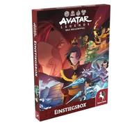 Pegasus Spiele 48110G - Avatar Legends - Le Jeu de rôle : boîte d'entrée de Gamme, Rouge, Bleu, Vert, Jaune