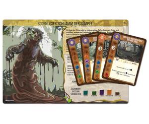 Pegasus Spiele 90022G Spirit Island : Boue des Marais sans Fond [Mini Extension] Marron