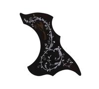 Pegatinas Para Golpeador De Guitarra Lot de 4 autocollants professionnels en forme d'oiseau pour guitare acoustique folk