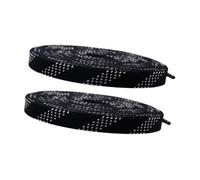 Pegciuho 1 Paire de Lacets de Patins de Hockey, Lacets Plats de Patins à Roues Alignées de 1 Cm de Large, Accessoires pour Chaussures de Hockey, Chaussures de, Noir, 274 Cm