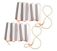 Pegciuho 2 Morceaux de Corde à Sauter en Hauteur, Barre Transversale, Bande élastique, Corde élastique, Pliable, Léger, Portable, équipement D'entraînement, Orange