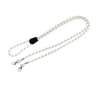 Pegciuho 2 Sangles Réglables pour Gants de Ski, Connecteur à Clip, Cordon Anti-Perte, Connexion Facile, Convient pour Le Ski, Le Snowboard et La Randonnée, Blanc 150 Cm