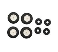 Pegciuho 4 Pneus et Roues de Rechange pour Voitures Miniatures RC Iron 1/12, Compatibles avec Les Camions RC, Black White A