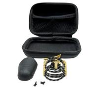 Pegciuho Attache-embout Buccal Professionnelle, Légère, Compacte, Facile à Assembler, Pince pour Embout Buccal Portable, Saxophone Alto Doré