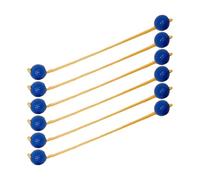 Pegciuho Balles échelle 42 Mm de Rechange pour Jeux de Lancer, Jeu de Golf, Pelouse, Activités Intérieures Ou Extérieures, Jeu de Lancer D'échelle, Balle D, 6 Pièces Bleu