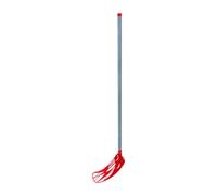 Pegciuho Bâton de Hockey sur Glace pour Terrain Sec, équipement pour Joueur, Manche en Fibre de Verre Portable, Bâton de Floorball, Améliore L'agilité pour, Rouge à Droite