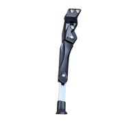 Pegciuho Béquille de Vélo, Support de Stationnement Arrière, Pied en Aluminium Antidérapant, Réglable, Installation Polyvalente, Convient pour Le Garage et Le, Noir