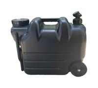 Pegciuho Bouteille d'eau de Camping, Distributeur de Boissons Multi-usages avec Poignée, Bouilloire de, Seau d'eau pour Randonnée en Plein Air, Noir