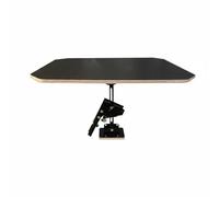 Pegciuho Bureau Arrière de Véhicule Table de Coffre SUV de Hayon Pliable Montage sur Goupille d'origine Angle Réglable Stable Utilisation en Camping Repas Extérieurs, Dessus De Table en Bois