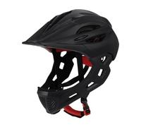Pegciuho Casque de Vélo pour Enfants, Casque Intégral, Réglable et élégant, équipement de Protection, Casque de Vélo pour L'équitation, Le Roller et Le Pat, Noir