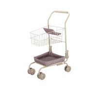 Pegciuho Chariot de Courses Jouet, Chariot de Courses pour Jeux de Rôle, Chariot D'épicerie pour Maison de Poupée, pour Garçons et Filles à Partir de 3 Ans, Panier de Couleur Unie