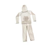 Pegciuho Combinaison Moustiquaire, Combinaison D'apiculture, Veste à Capuche, Pantalon, Vêtements en Maille avec Fermeture éclair, Combinaison de Pêche, Co, Kaki XL XXL
