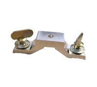 Pegciuho Connecteurs de Pont Haut de Gamme pour Projecteurs Asservis, Pinces de Fixation Robustes à Dégagement Rapide pour Théâtres et Concerts, Aluminium Argenté, Espacement Des