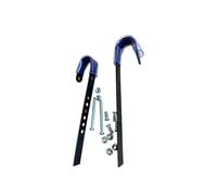 Pegciuho Crochets de Panier de Vélo Réglables en Fer, Supports de Panier de Guidon de Vélo Pratiques