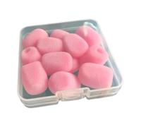 Pegciuho Ensemble de 12 Bonnettes Anti-vent pour - Polyvalent et Confortable - Comprend Une éponge Pratique, Rose 3 Cm
