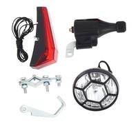 Pegciuho Ensemble de Feux Arrière de Vélo à Dynamo, Accessoires de Vélo, Facile à Installer, Universel, étanche, Générateur de Friction, b