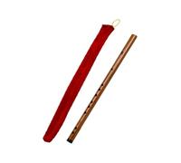 Pegciuho Flûte Bambou Instrument à Vent Flûte Chinoise Verticale Dizi Vintage Artisanale Trous Ergonomiques Manipulation Aisée Adaptée Aux Enfants Jeunes Music, Key of C