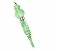 Pegciuho Flûte en Bambou pour Débutant Instrument à Vent Traditionnel Sept Trous Sonorité Pure Transition Douce Débutants Adaptée Étude Musique Maison Scènes Éducation, Acier Vert Si♭