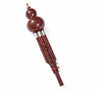 Pegciuho Flûte en Bambou pour Débutant Instrument à Vent Traditionnel Sept Trous Sonorité Pure Transition Douce Débutants Adaptée Étude Musique Maison Scènes Éducation, Acier Rouge Si♭
