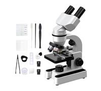 Pegciuho Jouet Scientifique pour Enfants, Grossissement X1600 avec 10 Lames, Jouet éducatif pour Débutants, Garçons et Filles à Partir de 3 Ans, Idée Cadeau