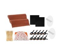 Pegciuho Kit de Nettoyage pour Cartes à Collectionner, Chiffons En Daim, Cotons-tiges,
