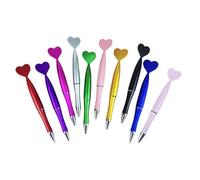 Pegciuho Lot de 10 Stylos à Bille En Forme de Cœur pour La Saint-Valentin, Stylos pour écrire et Noter Ses Idées.