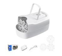 Pegciuho Machine à Bulles Automatique à Réglable - Jouet, Blanc