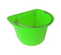 Pegciuho Mangeoire/Plateau/Bac à Fourrage pour Chevaux, Robuste, Résistant Aux Intempéries, PP/Métal - Convient Aux Activités équestres, Aux écuri, Vert