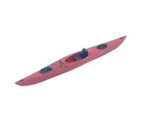 Pegciuho Maquette de Kayak Au 1/64e, Objet Décoratif Fait Main, Collection de Scènes de Table de Sable pour Maison de Poupée et Diorama, Rouge