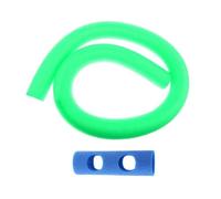 Pegciuho Nouilles Flottantes pour Piscine avec Joint de Connexion M = Tube En Mousse Flexible 59 Pouces, Vert 2 Trous