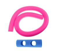 Pegciuho Nouilles Flottantes pour Piscine avec Joint de Connexion M = Tube En Mousse Flexible 59 Pouces, Rose 2 Trous