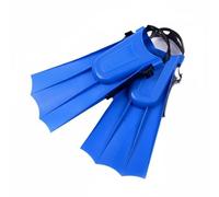 Pegciuho Palmes de Plongée pour Initiation Natation Activité Baignade Conception Légère EVA Ajustement Talon Facilité d'Utilisation Adaptées Centres Loisirs Découverte Pêche sous-Marine , Blue