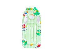 Pegciuho Planche de Surf Gonflable, Jouet Aquatique Amusant, Bodyboard en PVC Transparent avec Poignées pour Le Divertissement Aquatique pour, Dinosaure